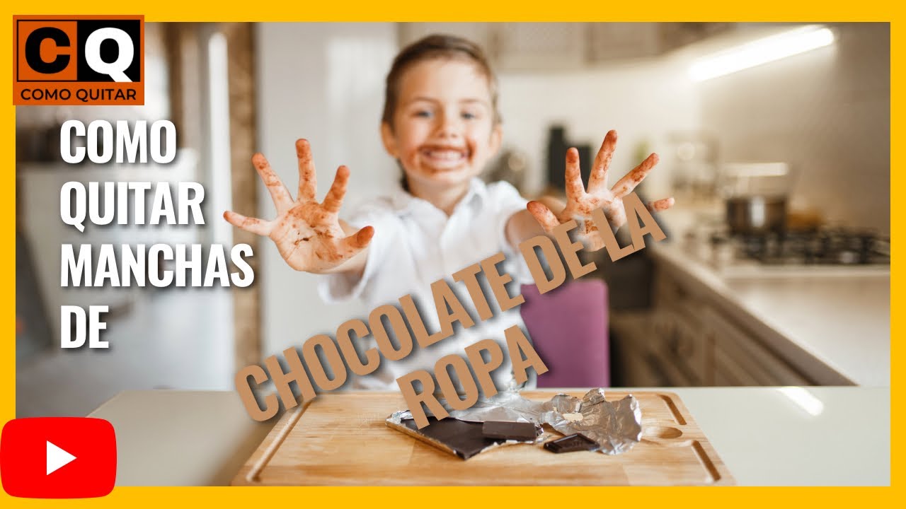 Cómo eliminar manchas de chocolate seco en ropa blanca