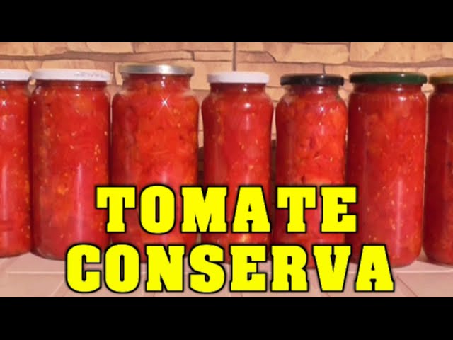 Cómo envasar tomates al vacío en un frasco de vidrio