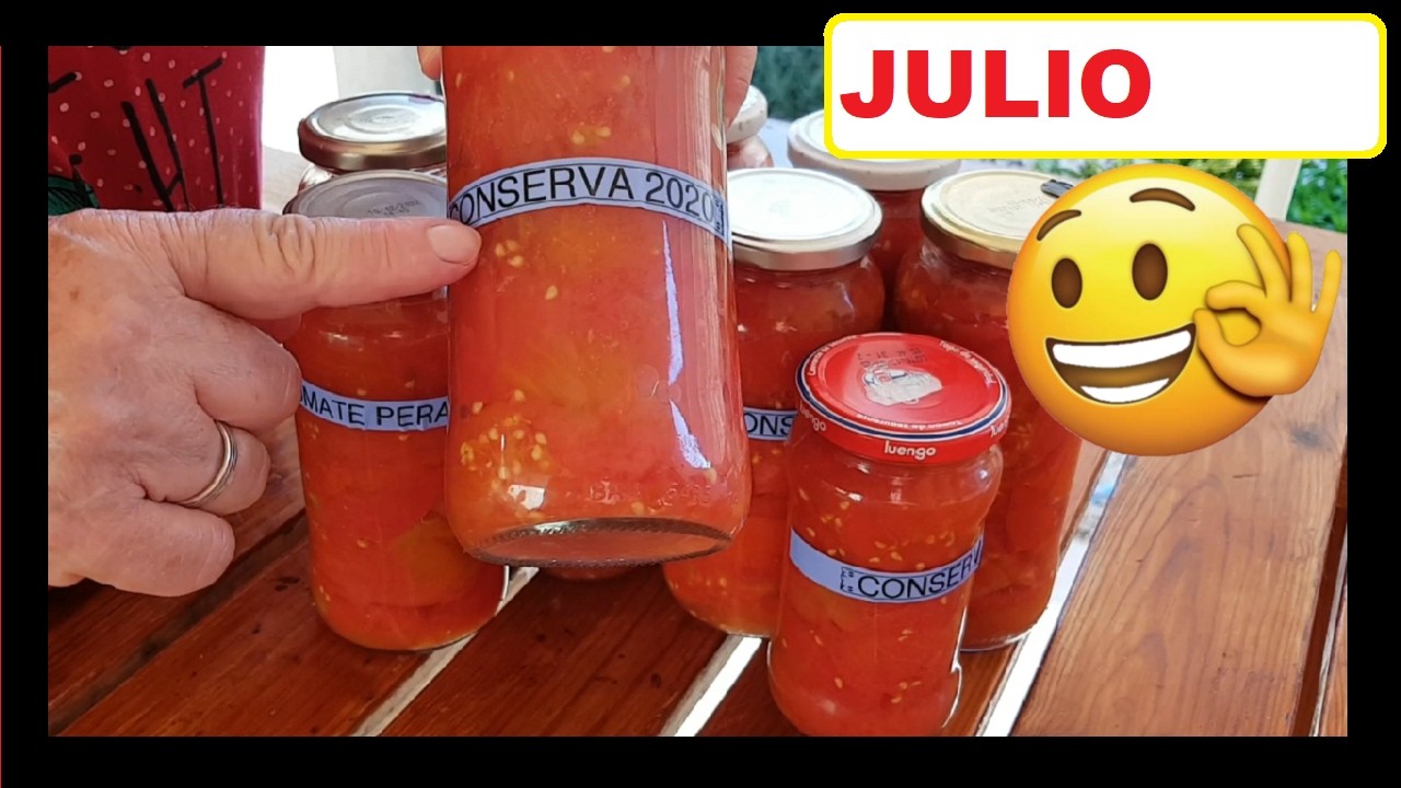 Cómo se hace el tomate al baño maría