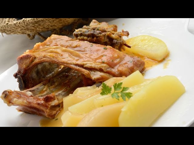 Cordero lechal al horno estilo Arguiñano