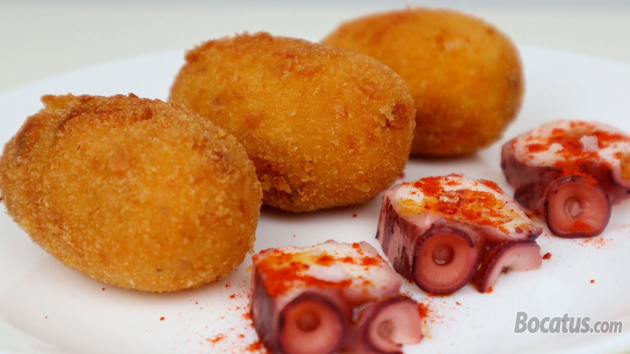 Croquetas de pulpo al estilo gallego