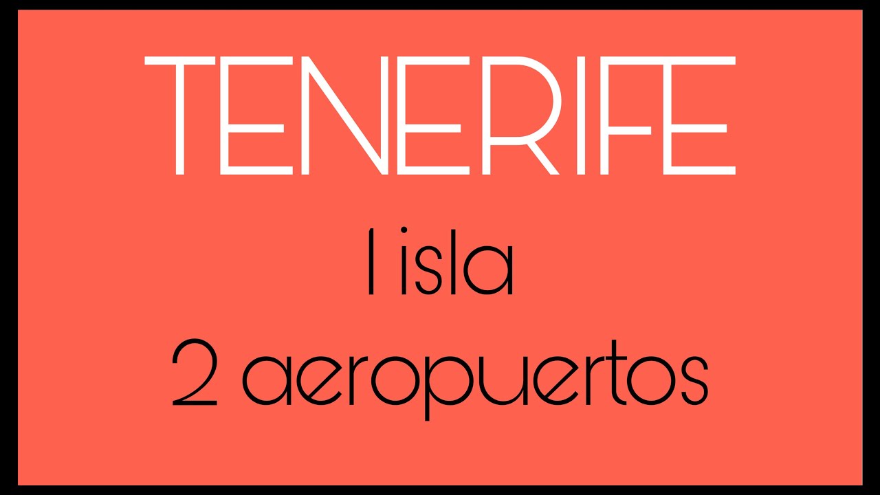 Distancia entre el Aeropuerto de Tenerife Norte y el Aeropuerto de Tenerife Sur