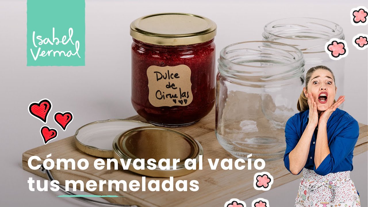 Envasar al vacío botes invertidos