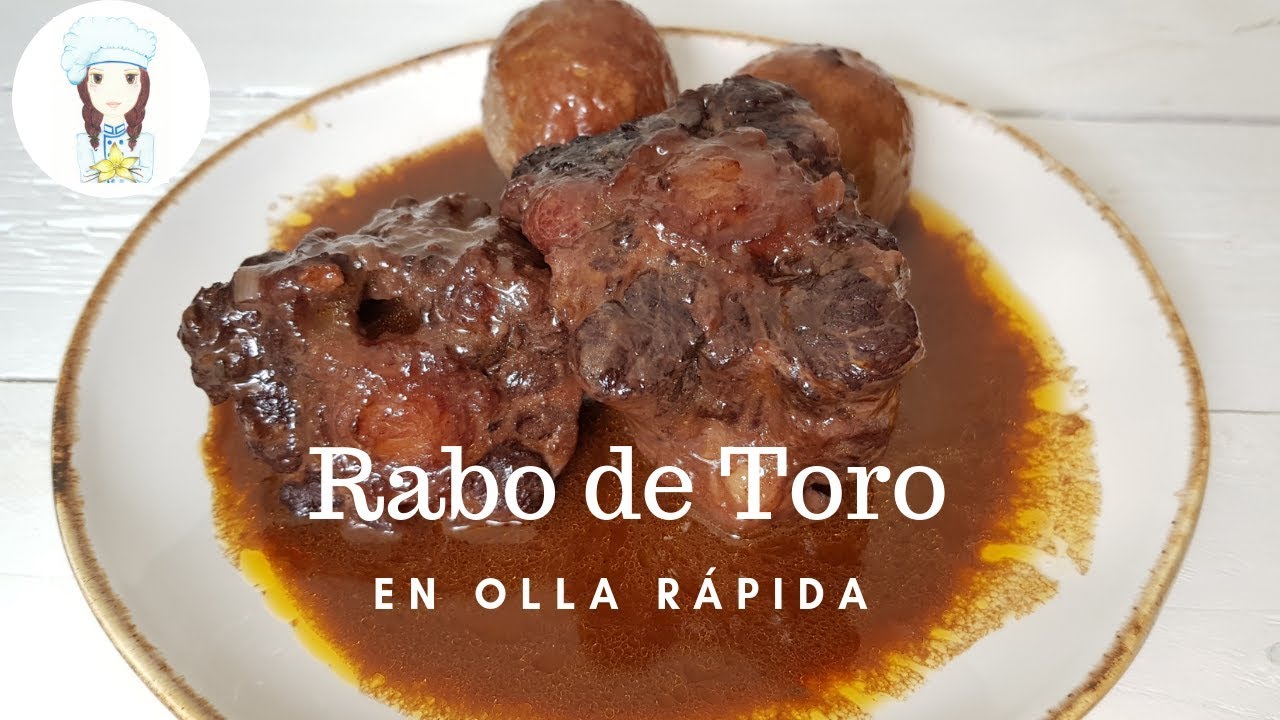 Estofado de rabo de toro en olla a presión