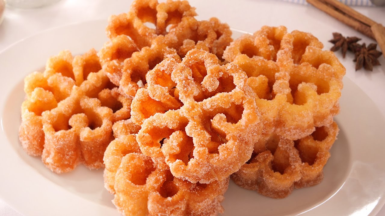 La flor frita: un postre dulce