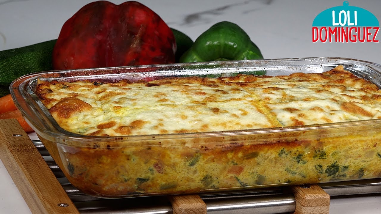 Pastel de atún y calabacín al horno