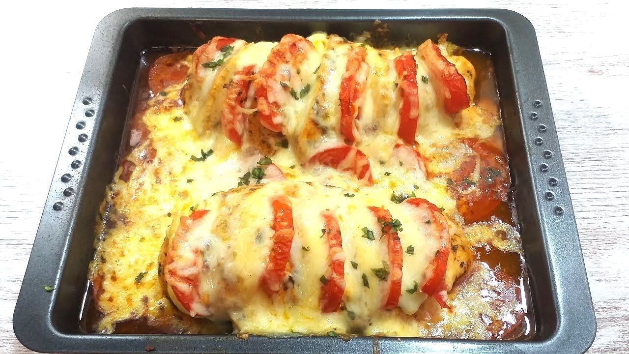 Pechugas de pollo horneadas con queso