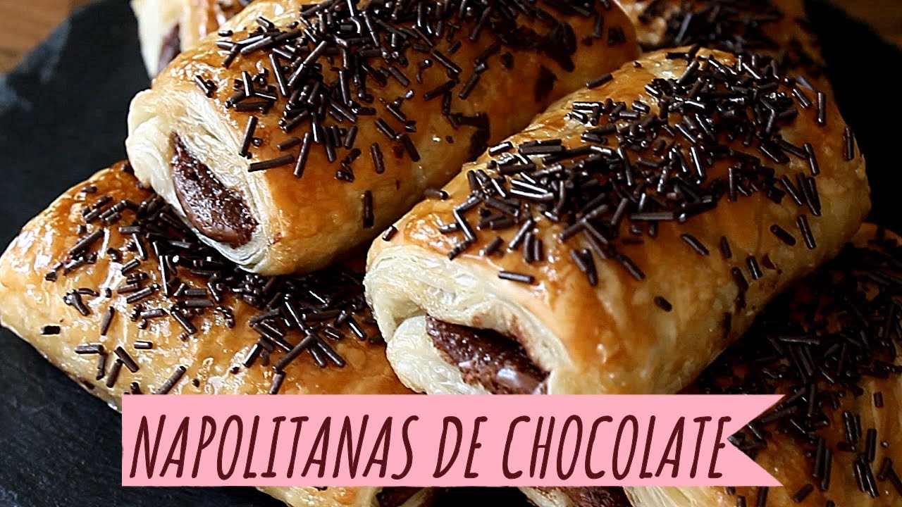 Peso de una napolitana de chocolate