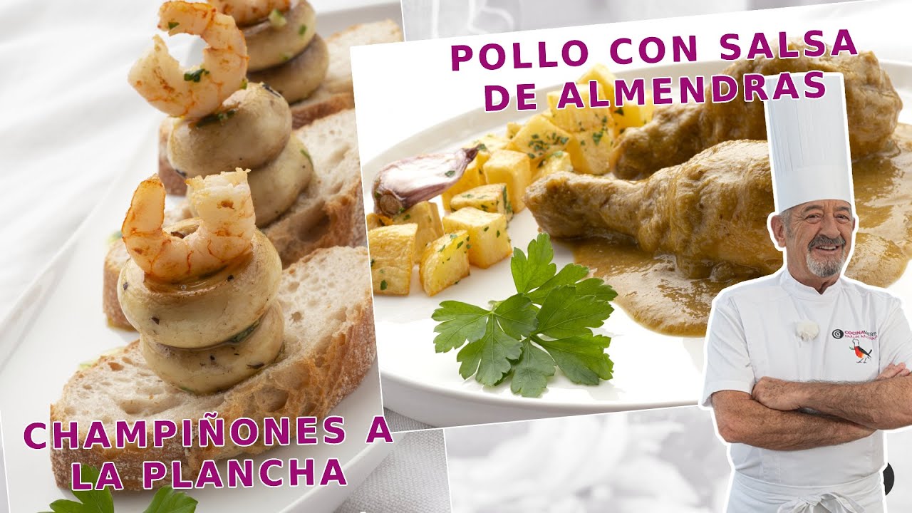 Pollo en salsa de almendras al estilo de Karlos Arguiñano