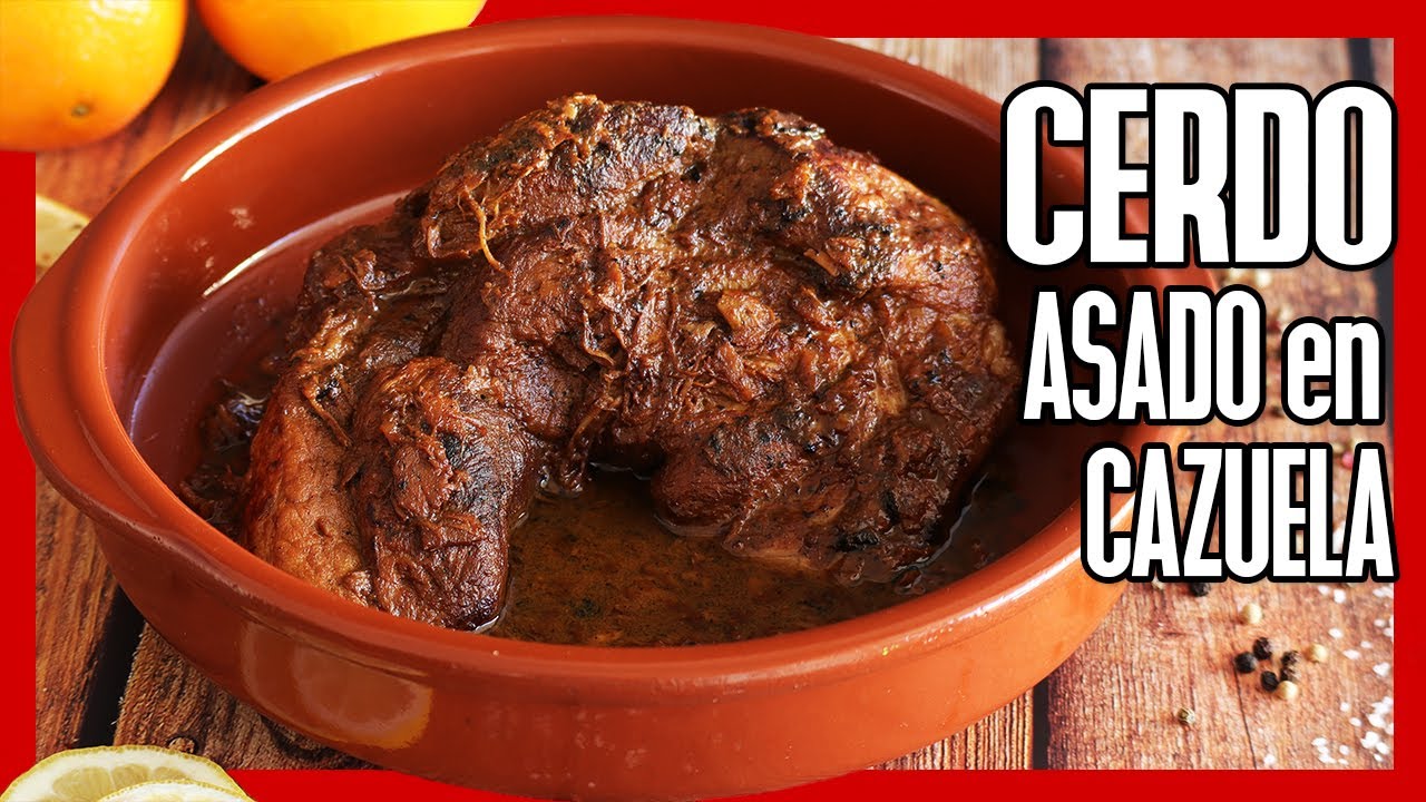 Preparación de rostizado de cerdo en olla a presión