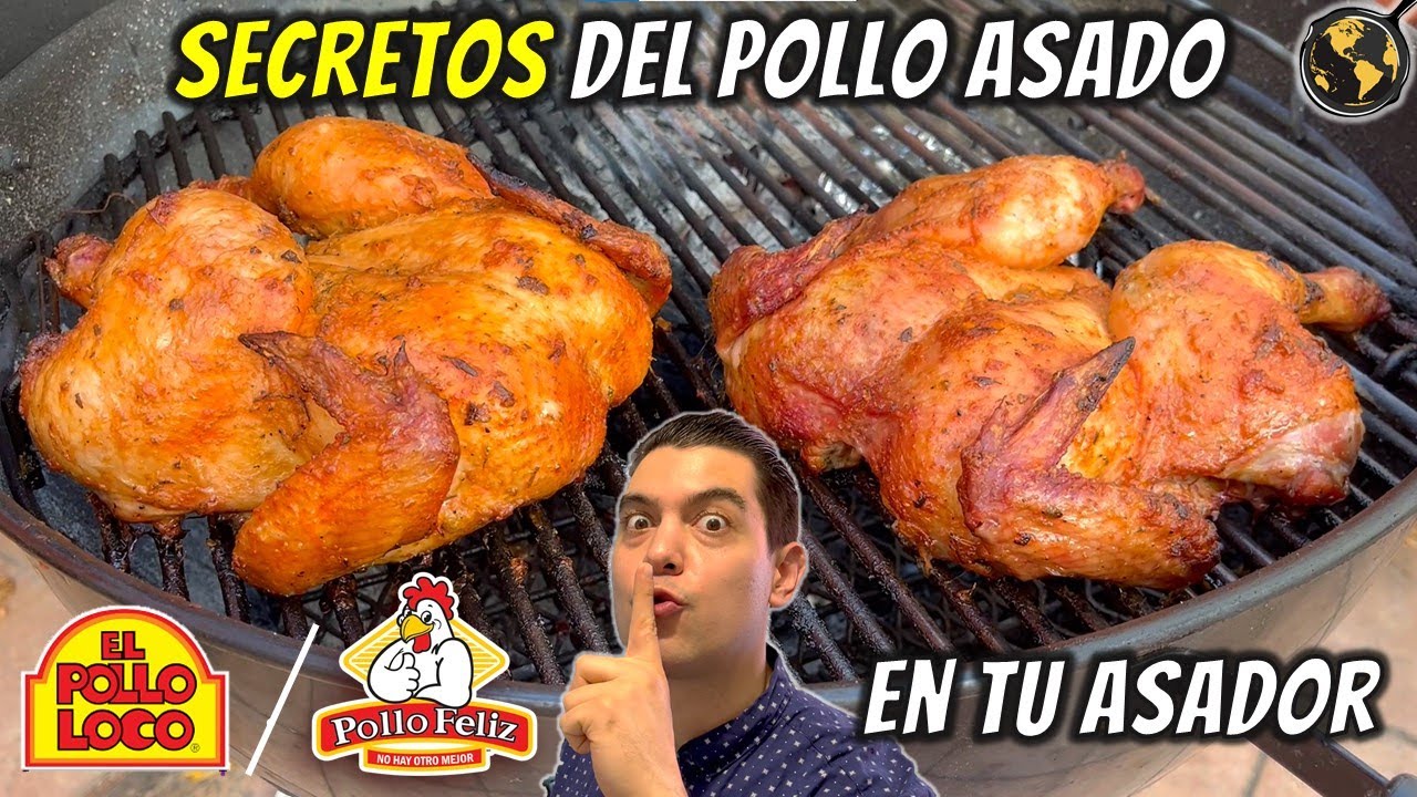 Preparando pollos asados como en casa