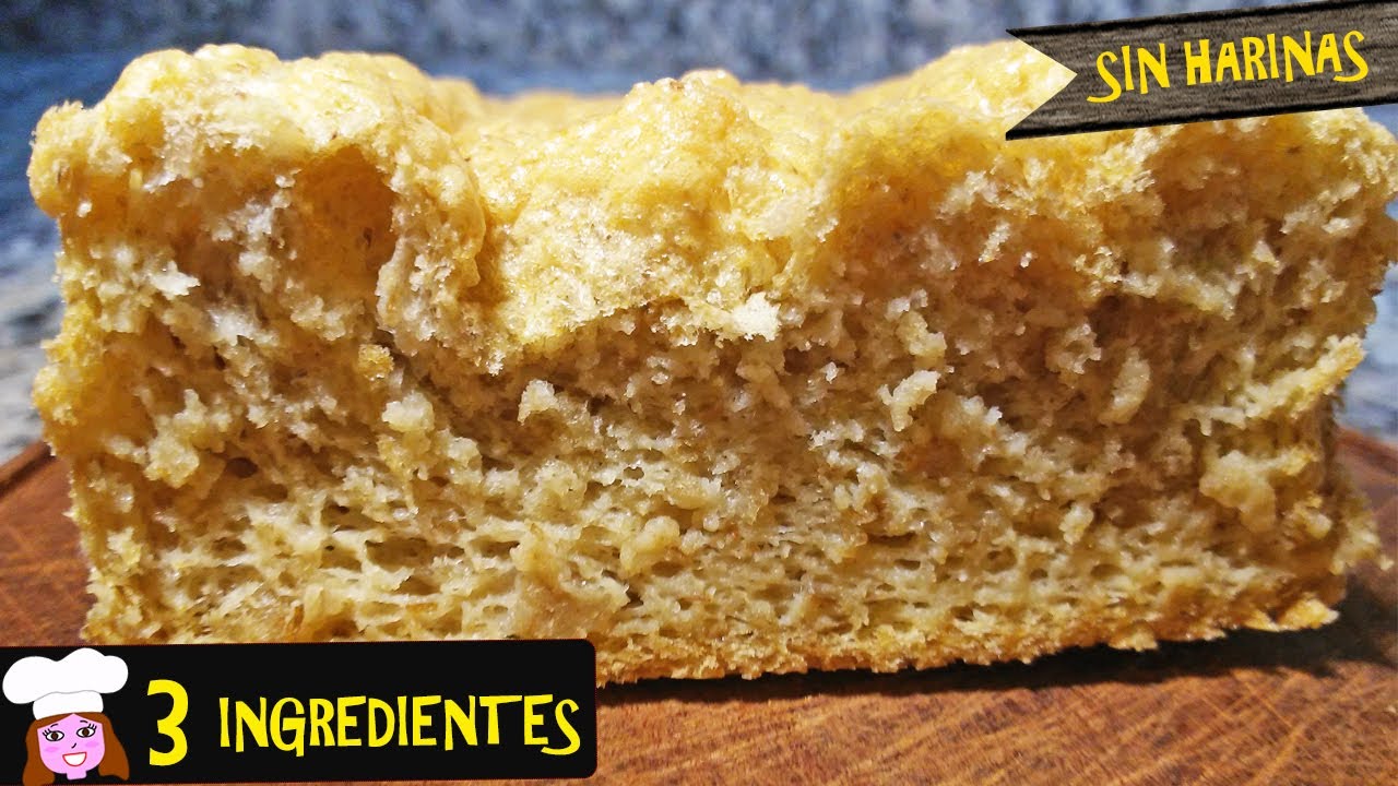 Receta de bizcocho de avena con solo tres ingredientes