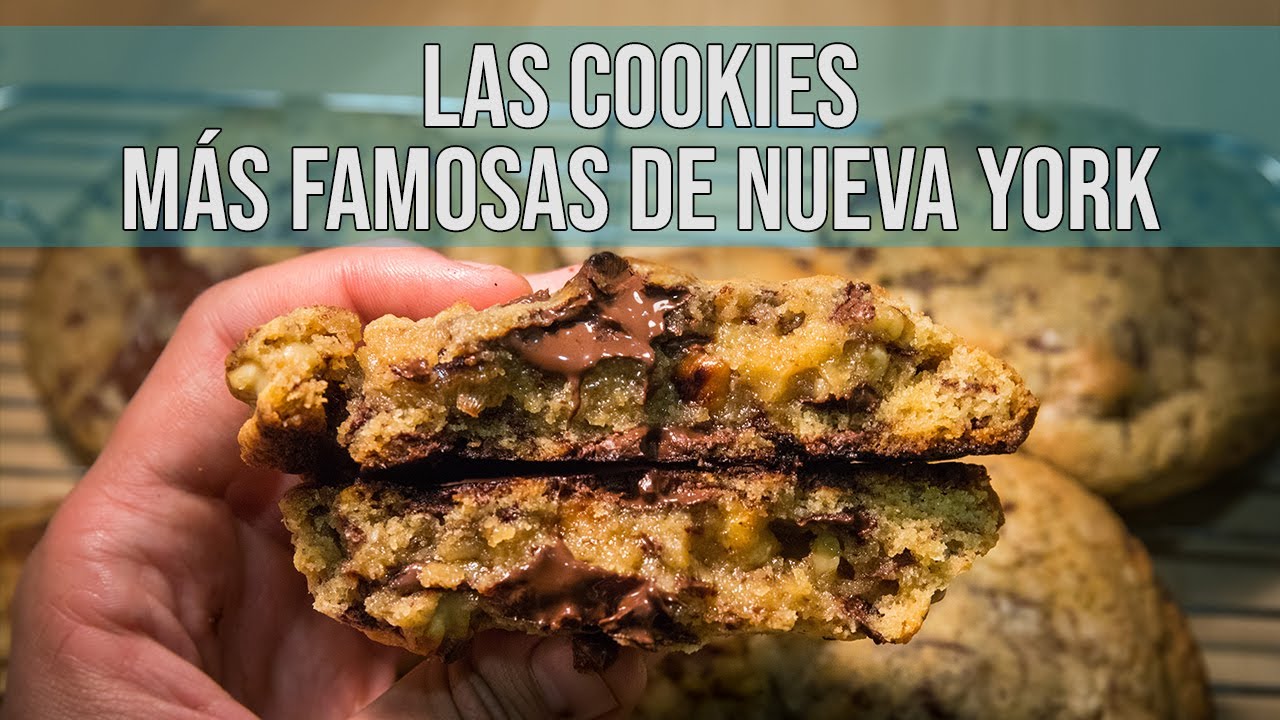 Receta de galletas con chispas de chocolate al estilo americano