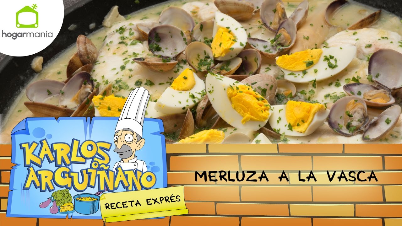 Receta de merluza con almejas y gambas al estilo Karlos Arguiñano