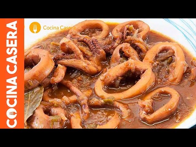 Receta tradicional de calamares a la riojana de la abuela