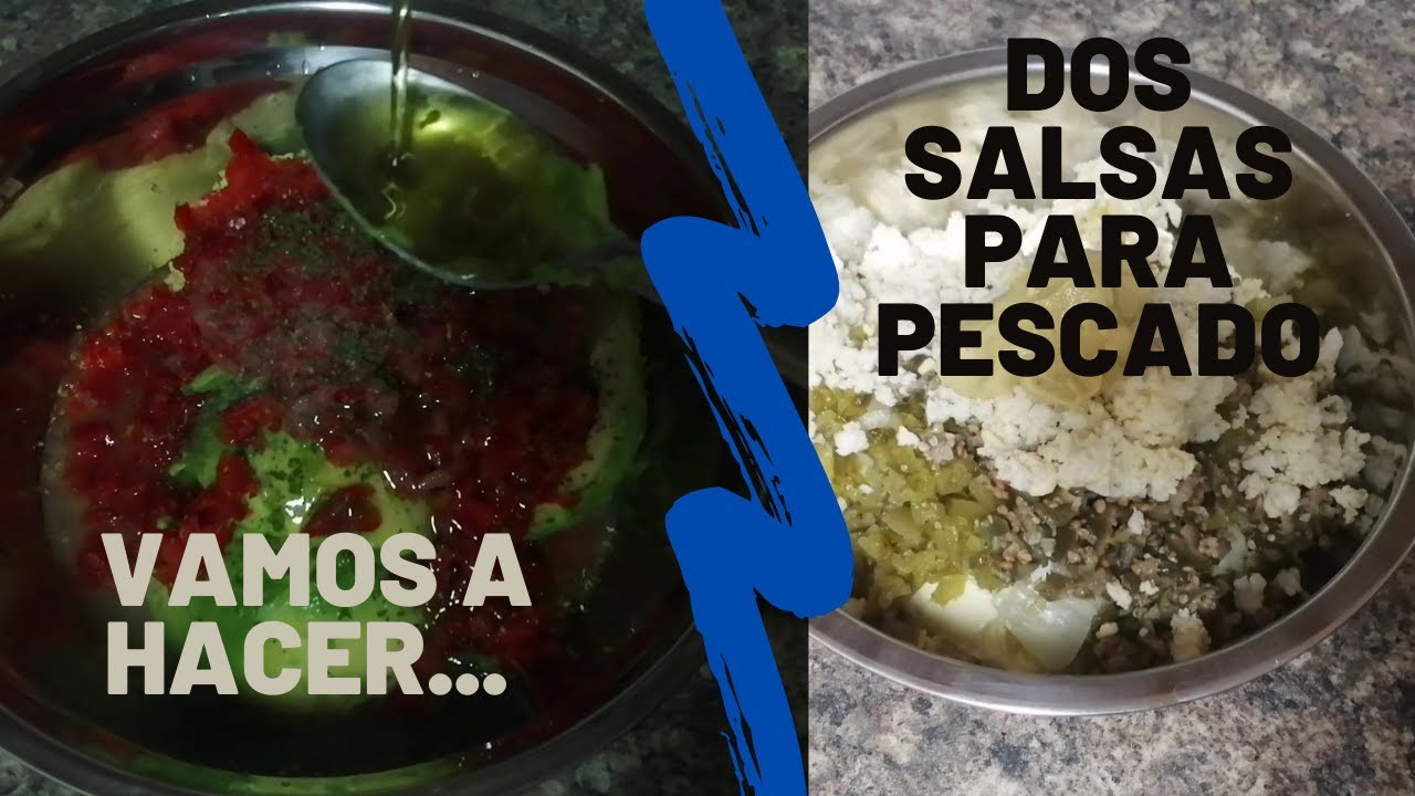 Salsas para acompañar pescado a la parrilla