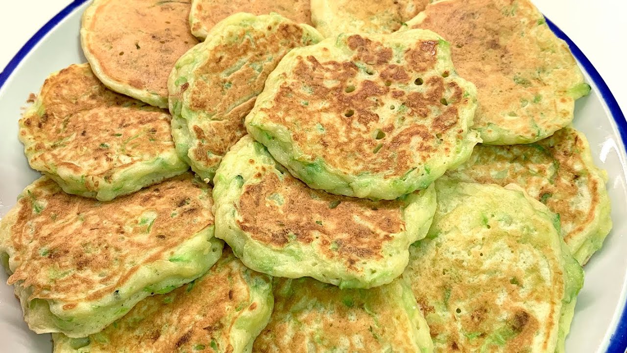 Siempre son un éxito estas tortitas de calabacín