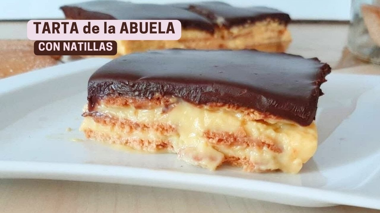Tarta de galletas y natillas marca Hacendado
