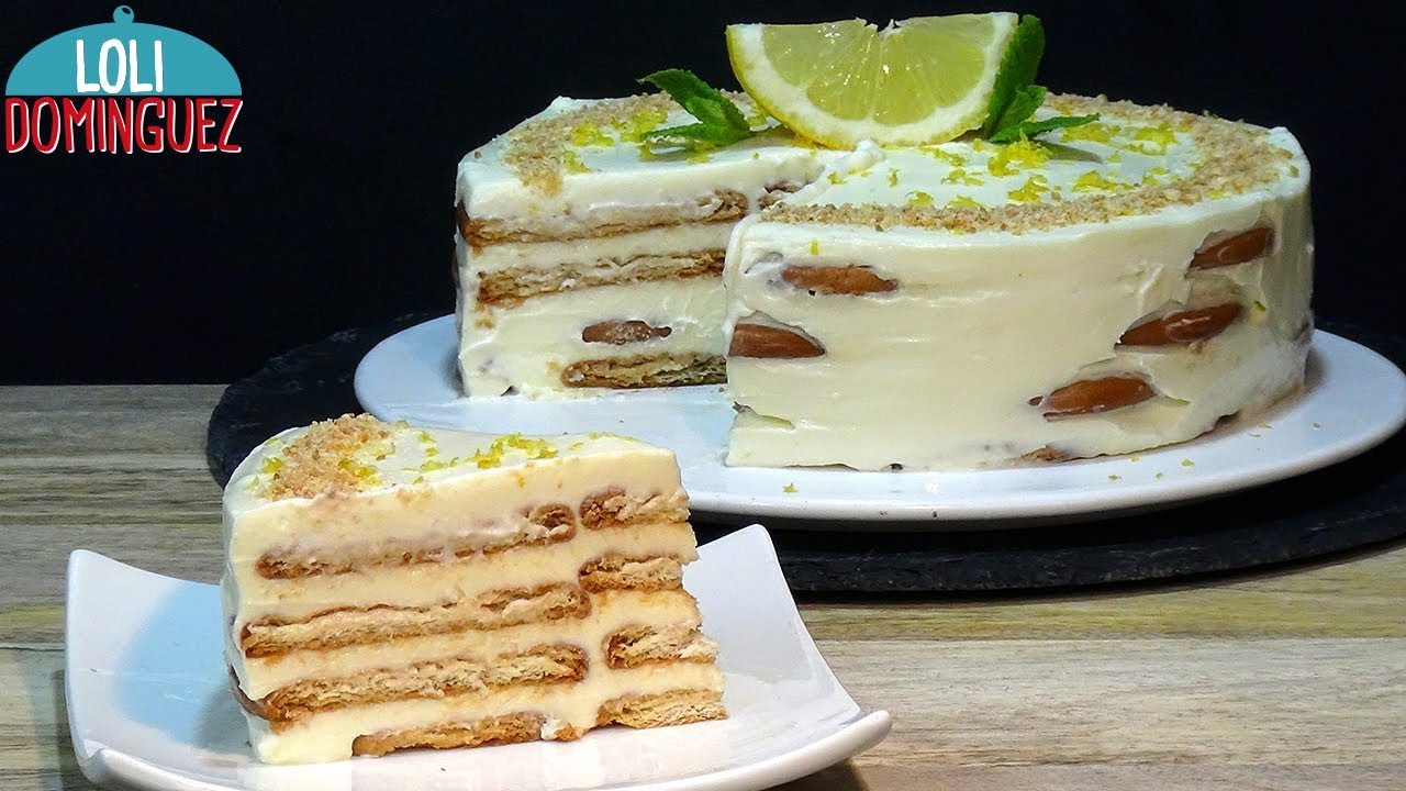 Tarta de limón y galletas: receta sin necesidad de horno