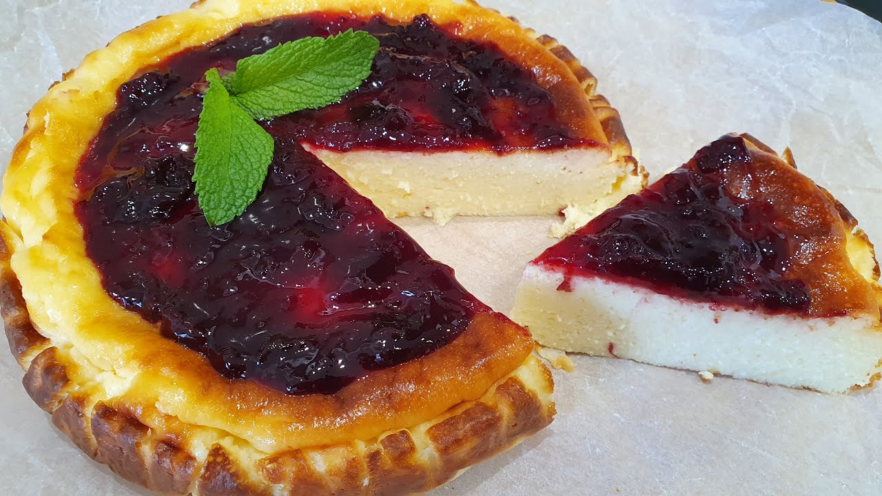 Tarta de queso horneada con Philadelphia y yogur griego