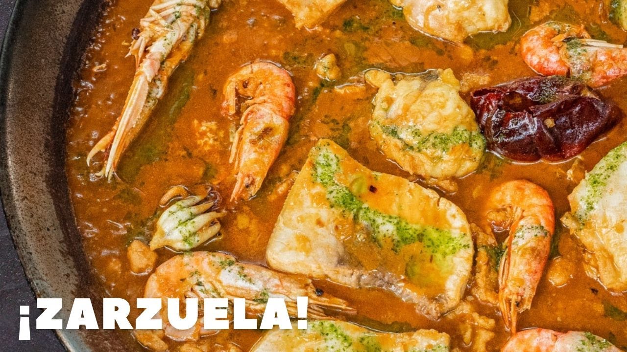 Zarzuela de marisco y pescado al estilo catalán