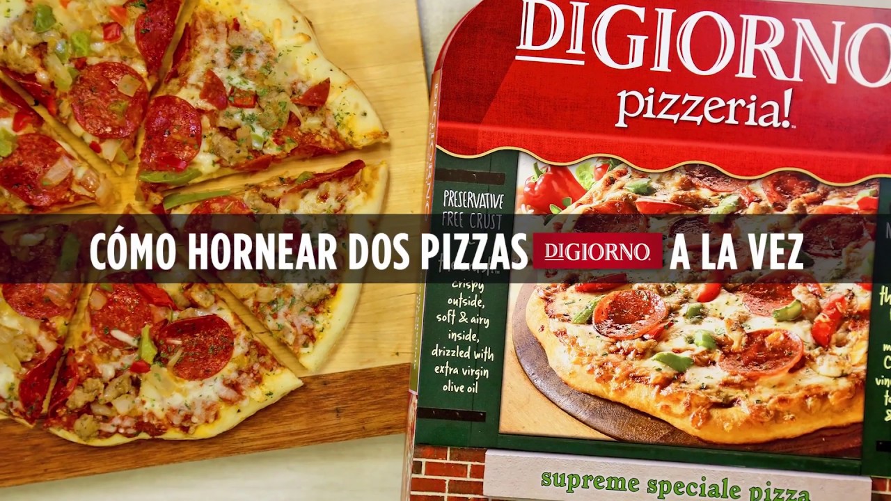 ¿Cómo cocinar dos pizzas simultáneamente en el horno?