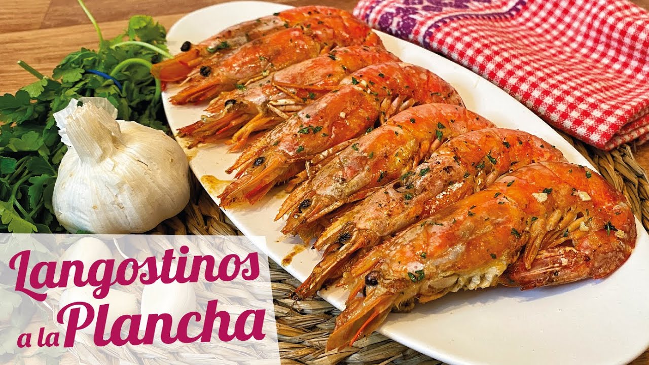 ¿Con qué se puede servir las gambas a la plancha?