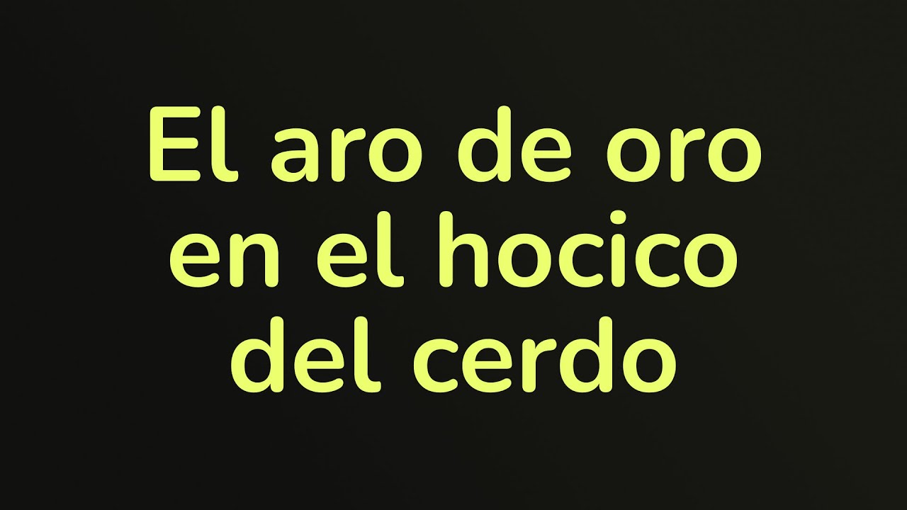 ¿Dónde se encuentra el hocico del cerdo?