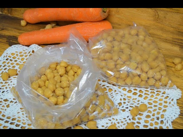 ¿Se pueden congelar los garbanzos cocidos?