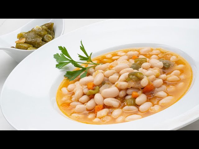 Alubias blancas en olla express por Karlos Arguiñano