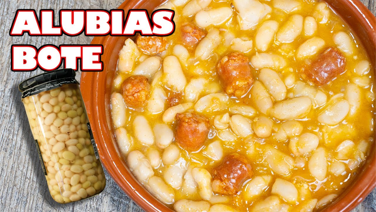 Alubias con chorizo y patatas en conserva