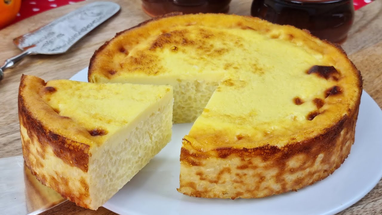Bizcocho de arroz con leche y cuajada