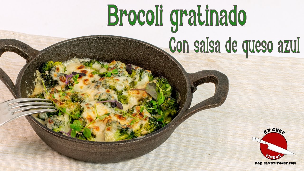 Brócoli gratinado en deliciosa salsa de queso
