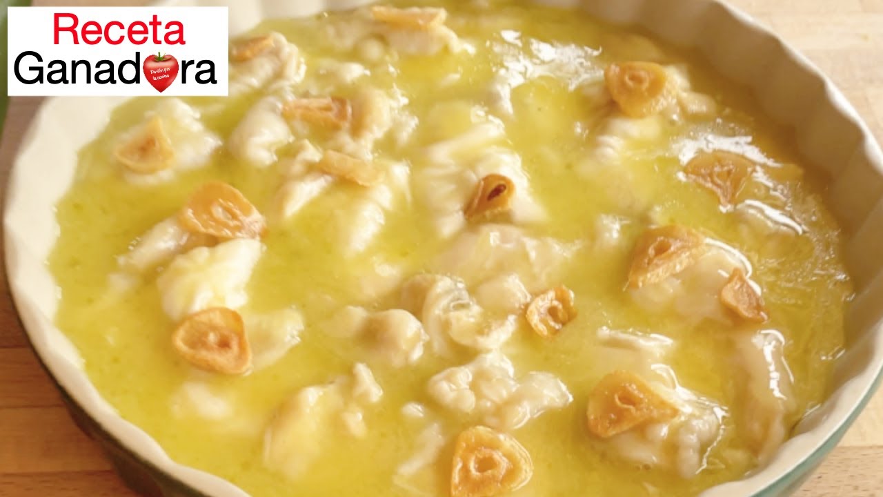Cococha de bacalao preparada con la técnica del pil pil