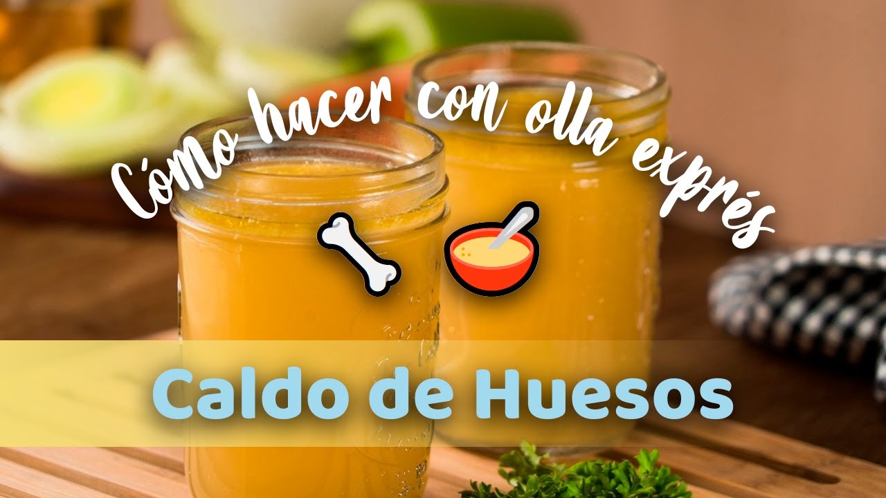 Cómo cocinar caldo de huesos de forma rápida en olla express