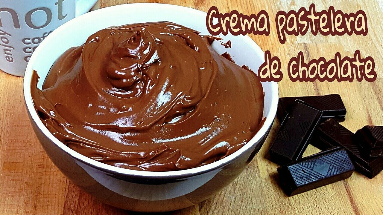 Cómo hacer crema de chocolate para relleno