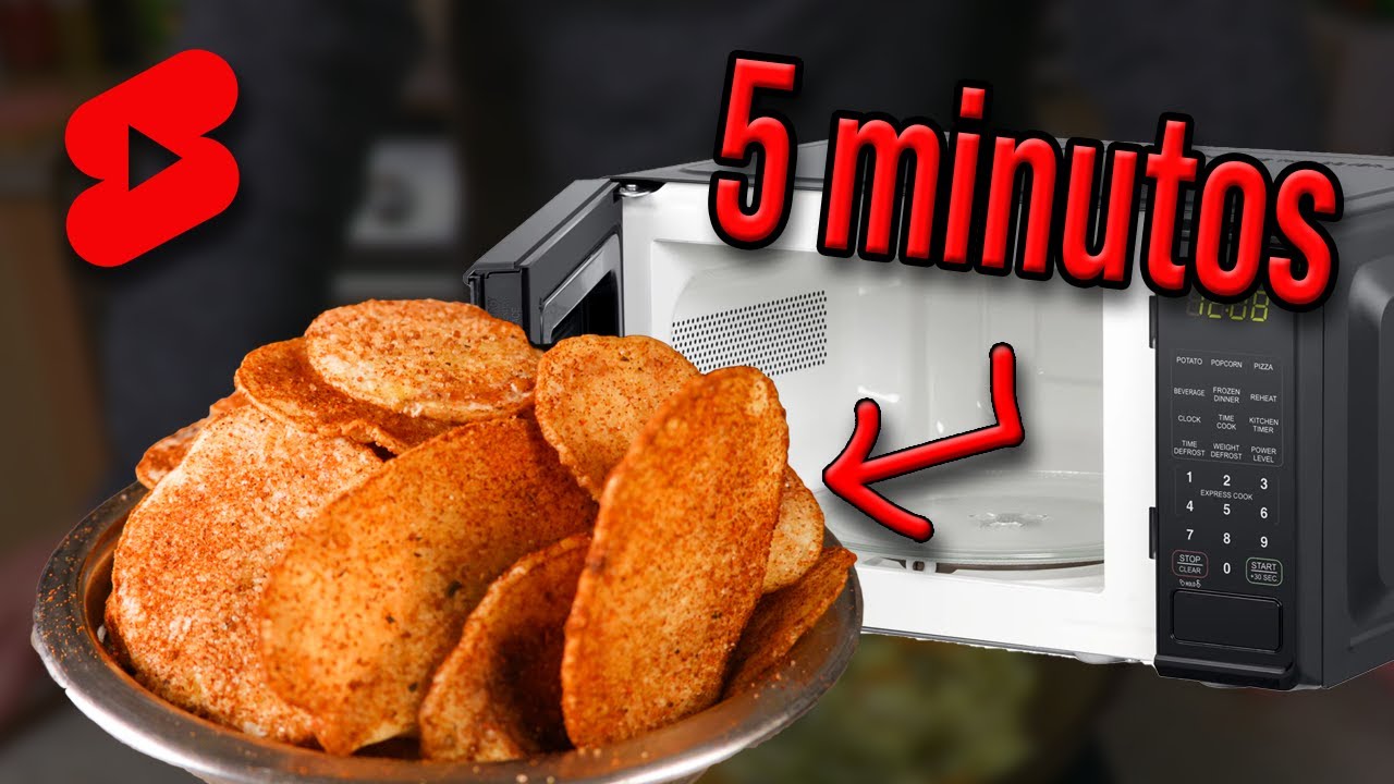 Cómo hacer patatas fritas caseras en el microondas