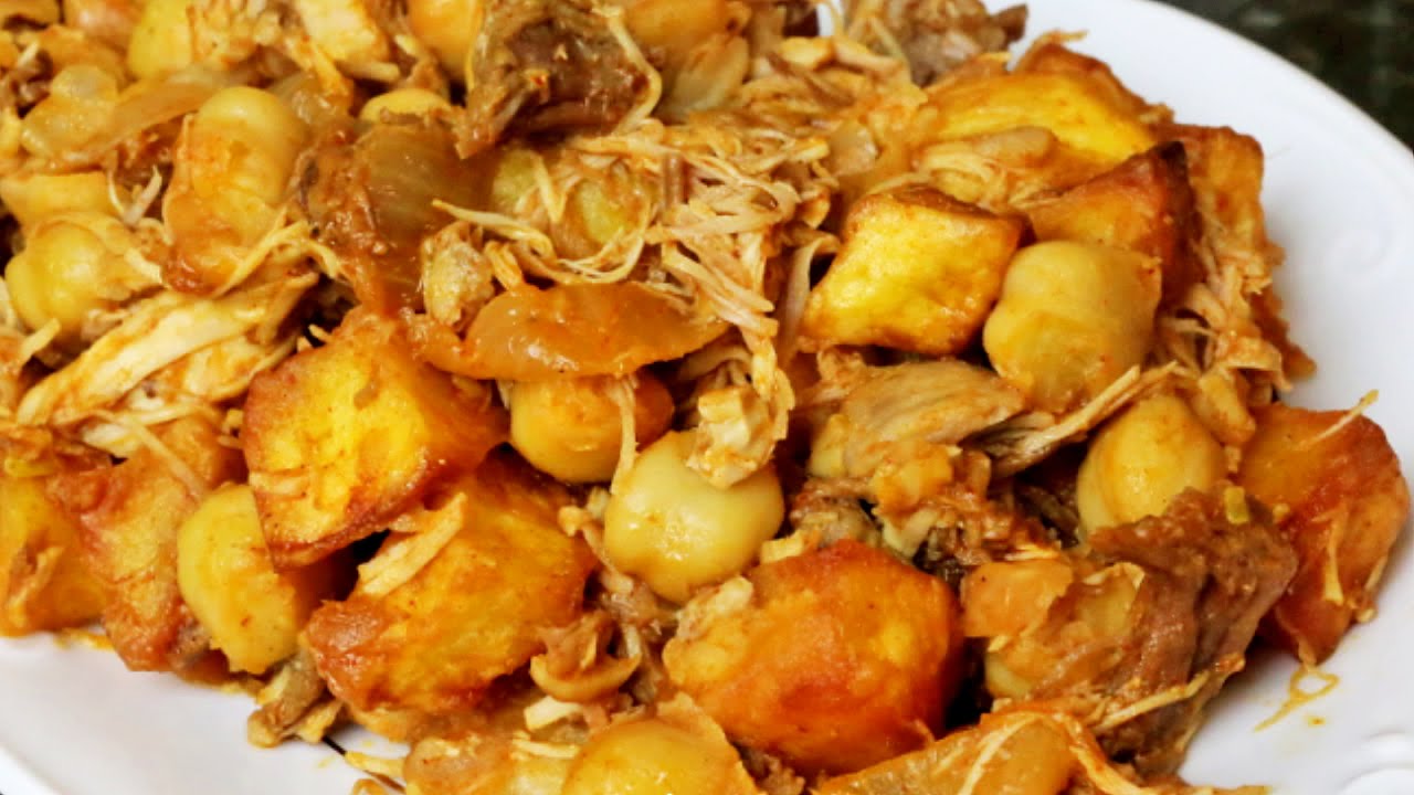 Cómo hacer ropa vieja con garbanzos en conserva