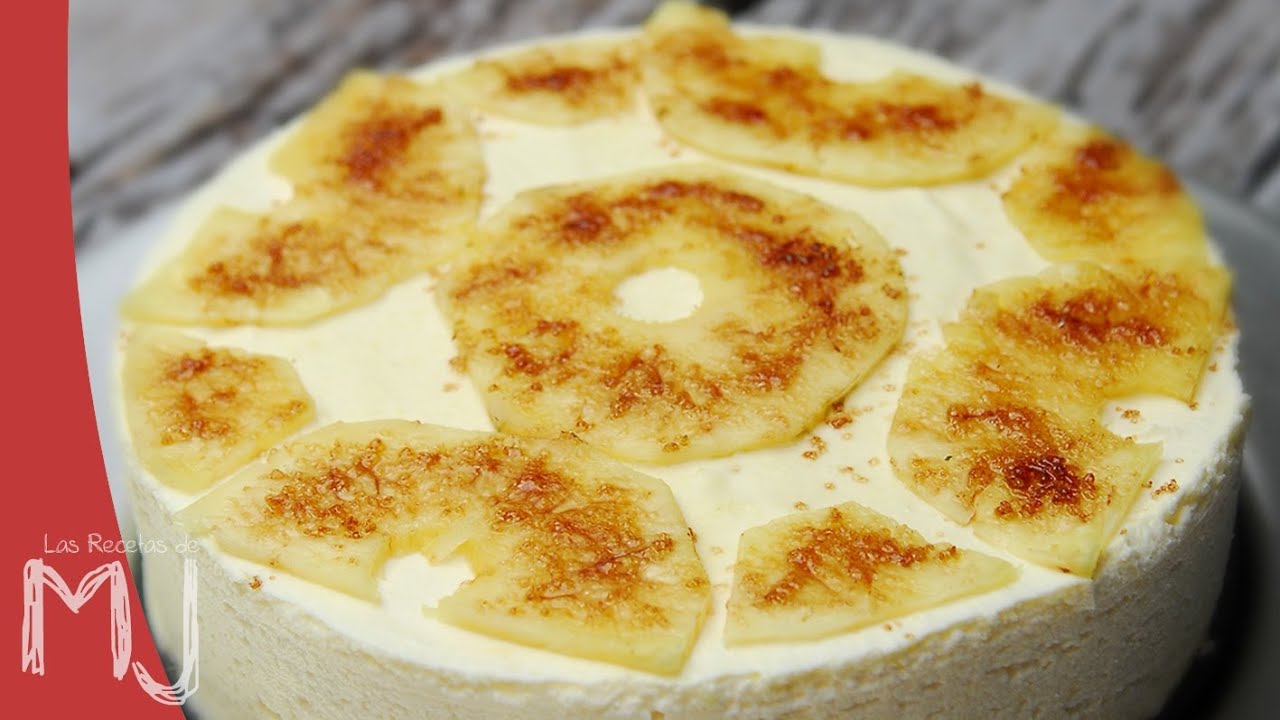 Cómo preparar una deliciosa tarta de piña sin horno con bizcochos de soletilla