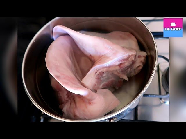 Cómo se prepara la oreja de cerdo