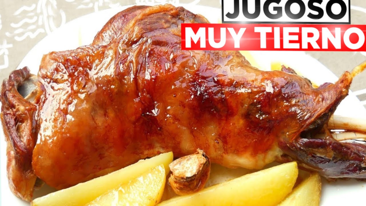 Cordero asado al horno con manteca de cerdo