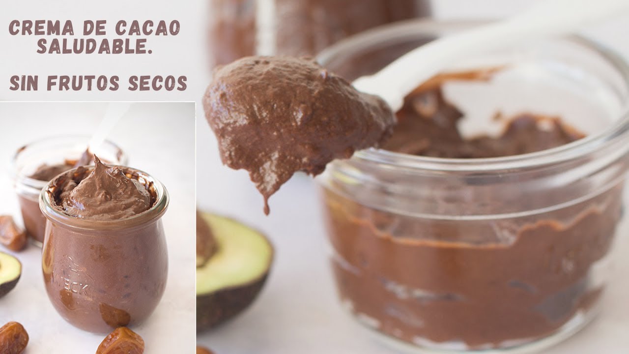 Crema de chocolate libre de frutos secos