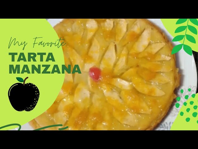 Deliciosa tarta de manzana con base de galletas María
