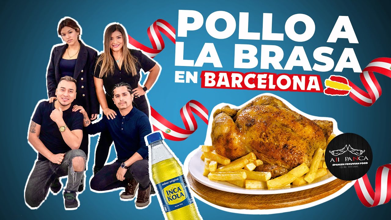 Delicioso pollo a la brasa en Barcelona