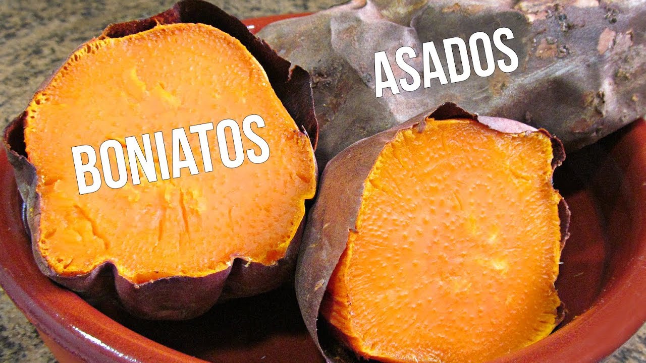 Duración de cocción de boniatos en el horno