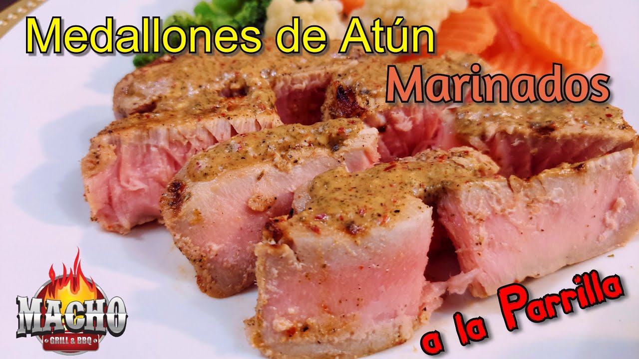 Medallones de atún a la parrilla
