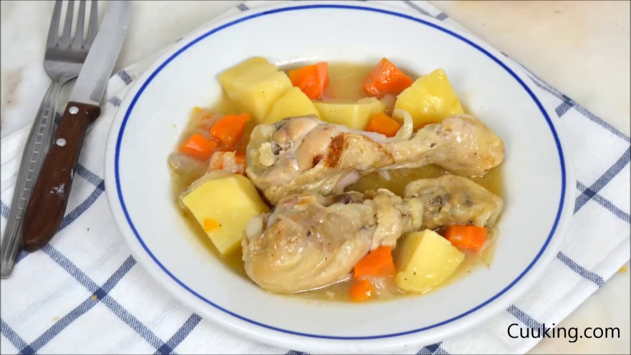 Muslos de pollo cocinados en olla GM