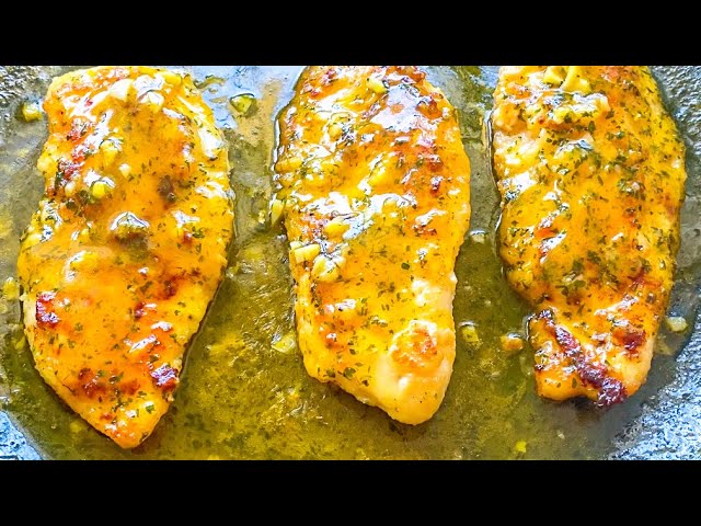 Pechuga de pollo con salsa de naranja