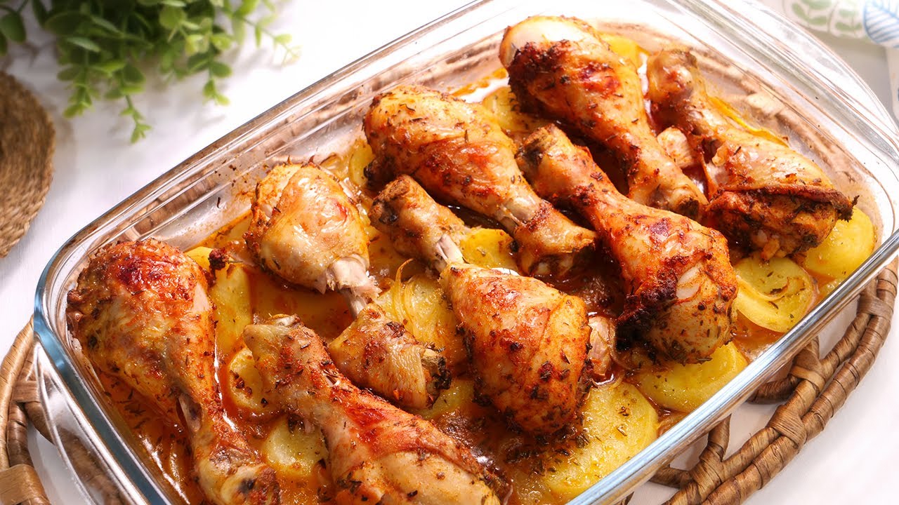 Preparando delicioso pollo al horno con Carmen