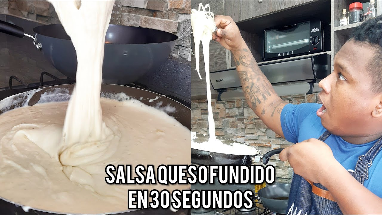 Queso derretido al horno
